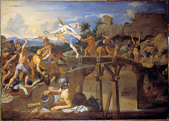 Horatius cocles defendant le pont sublicius charles le brun 16433