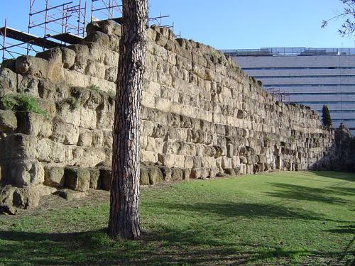 Servius tullius muraille servienne gare termini de rome